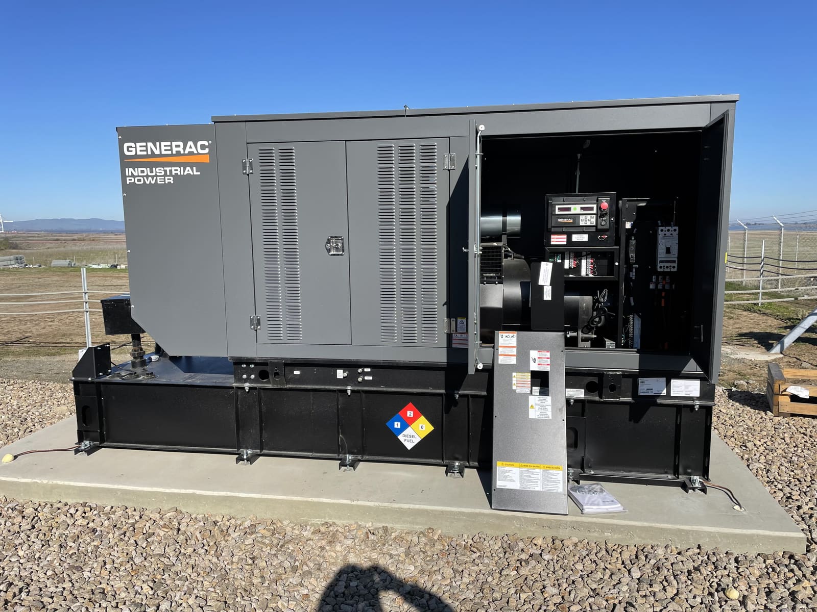 Outdoor generator & equipment enclosure